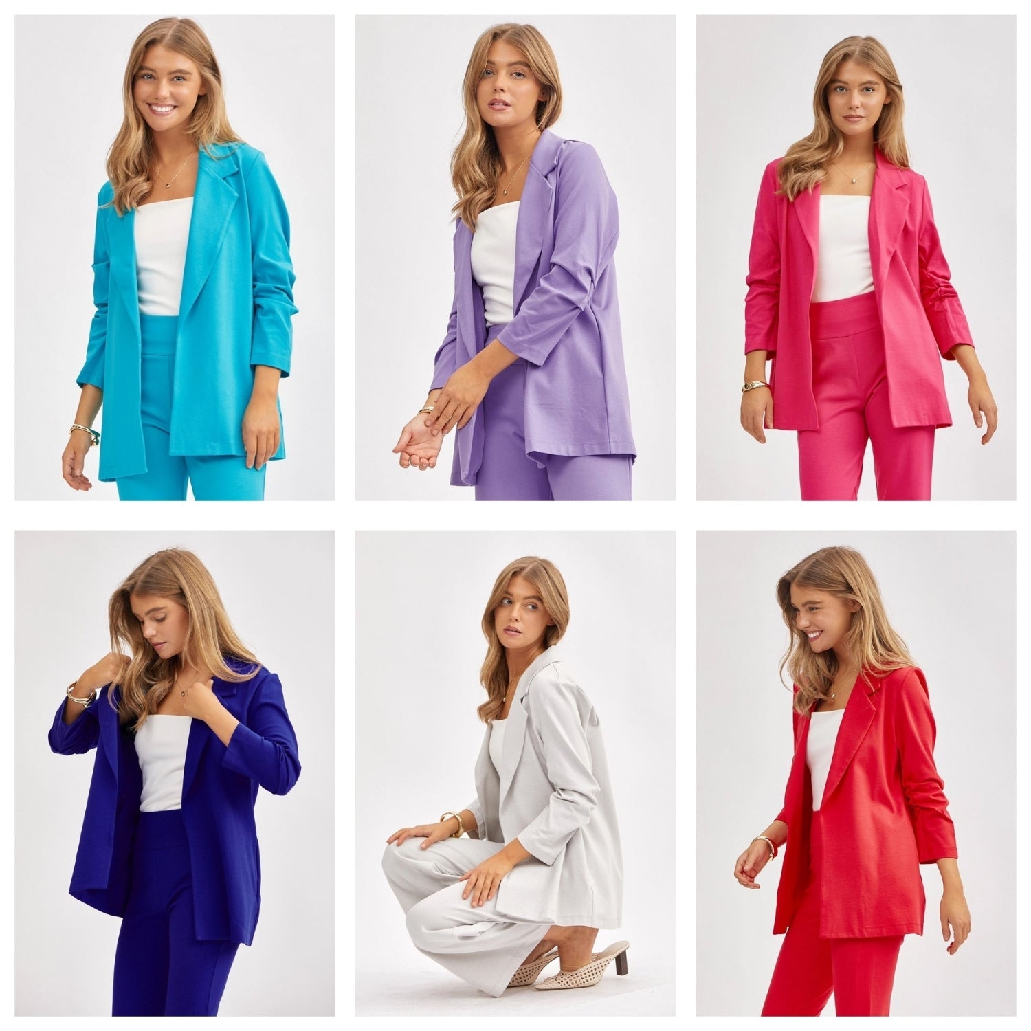 Dear Scarlett Magic 3/4 Blazer – Prep Obsessed