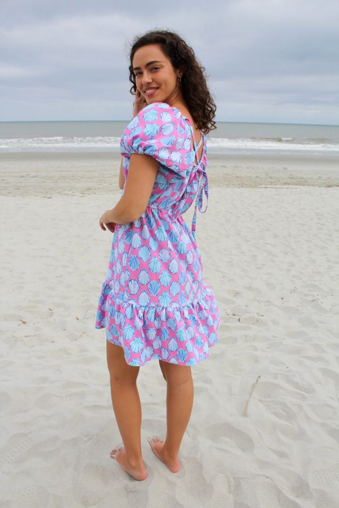 Shell Tie Back Dress by Simply Southern