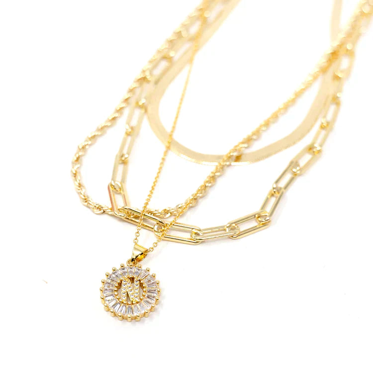 PREORDER: Mini Radiant Initial Necklace (Ships in 2-3 Weeks)