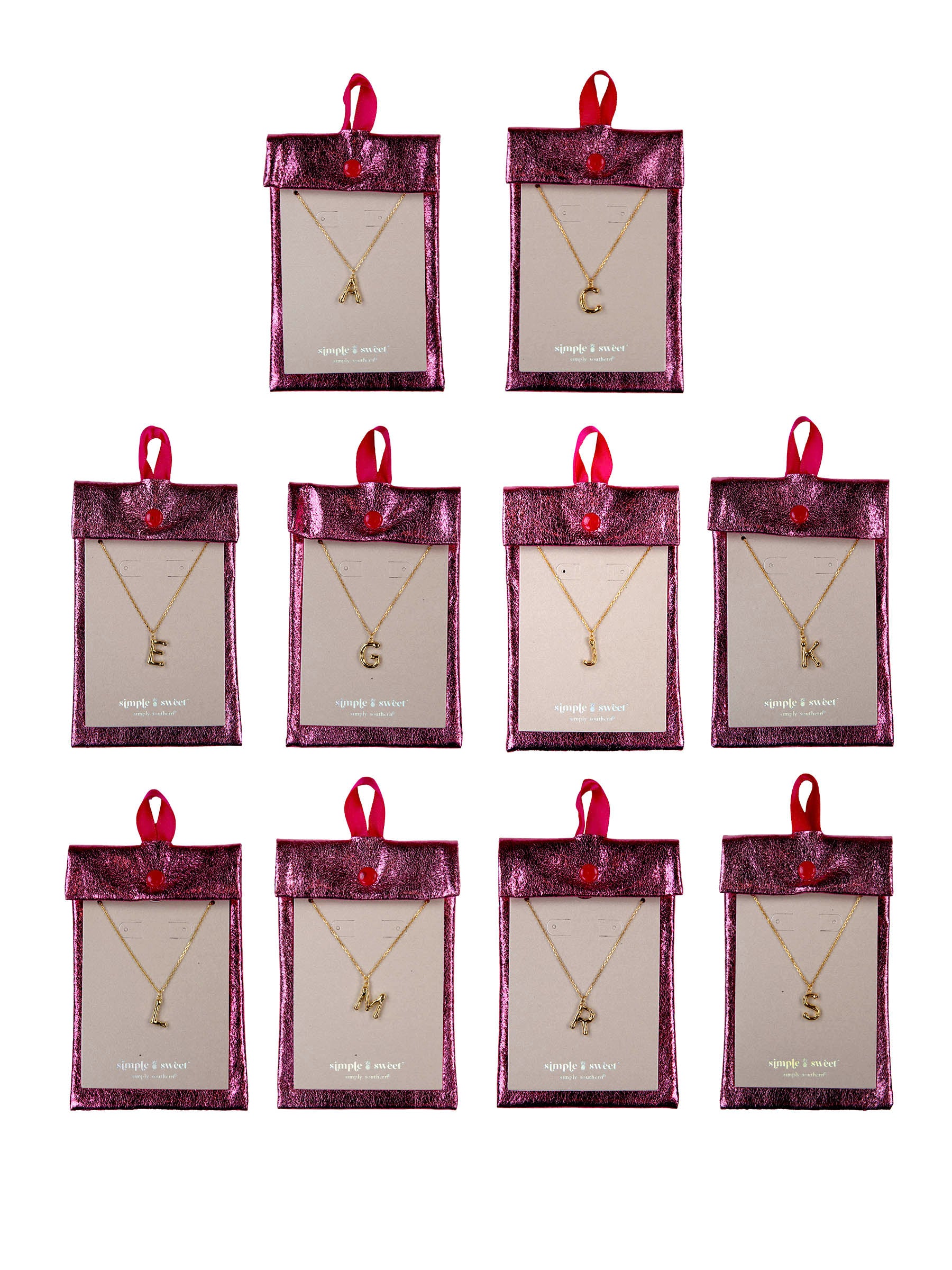 Initial Necklaces by Simply Southern
