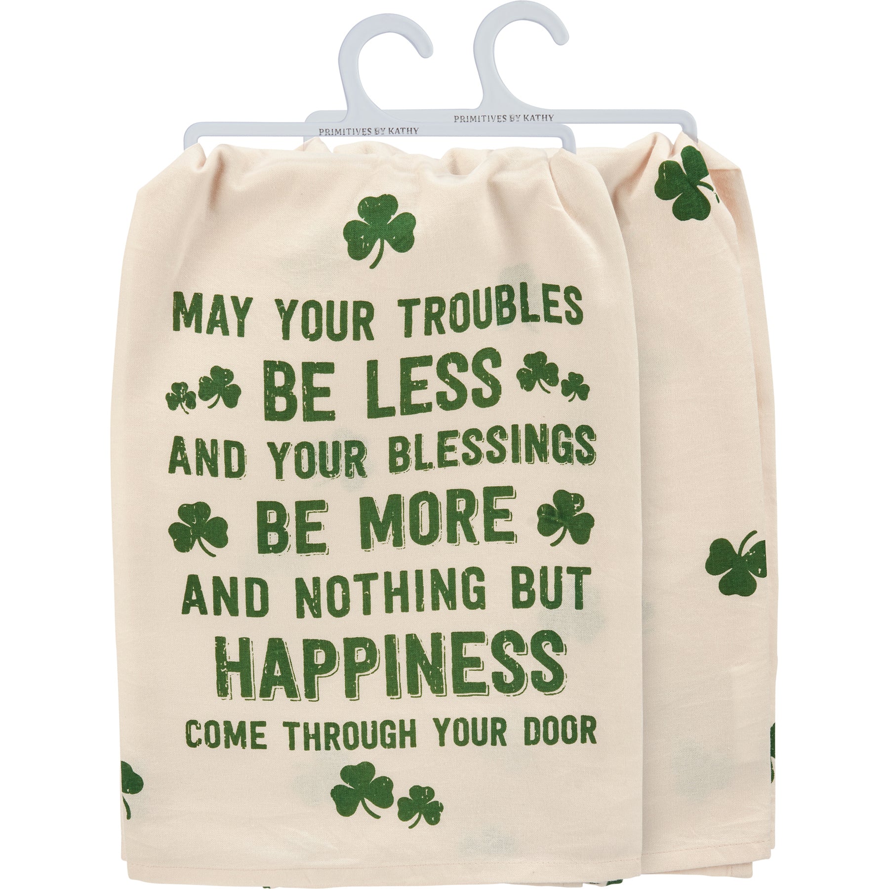 'Nothing But Happiness' St Patrick's Kitchen Towel