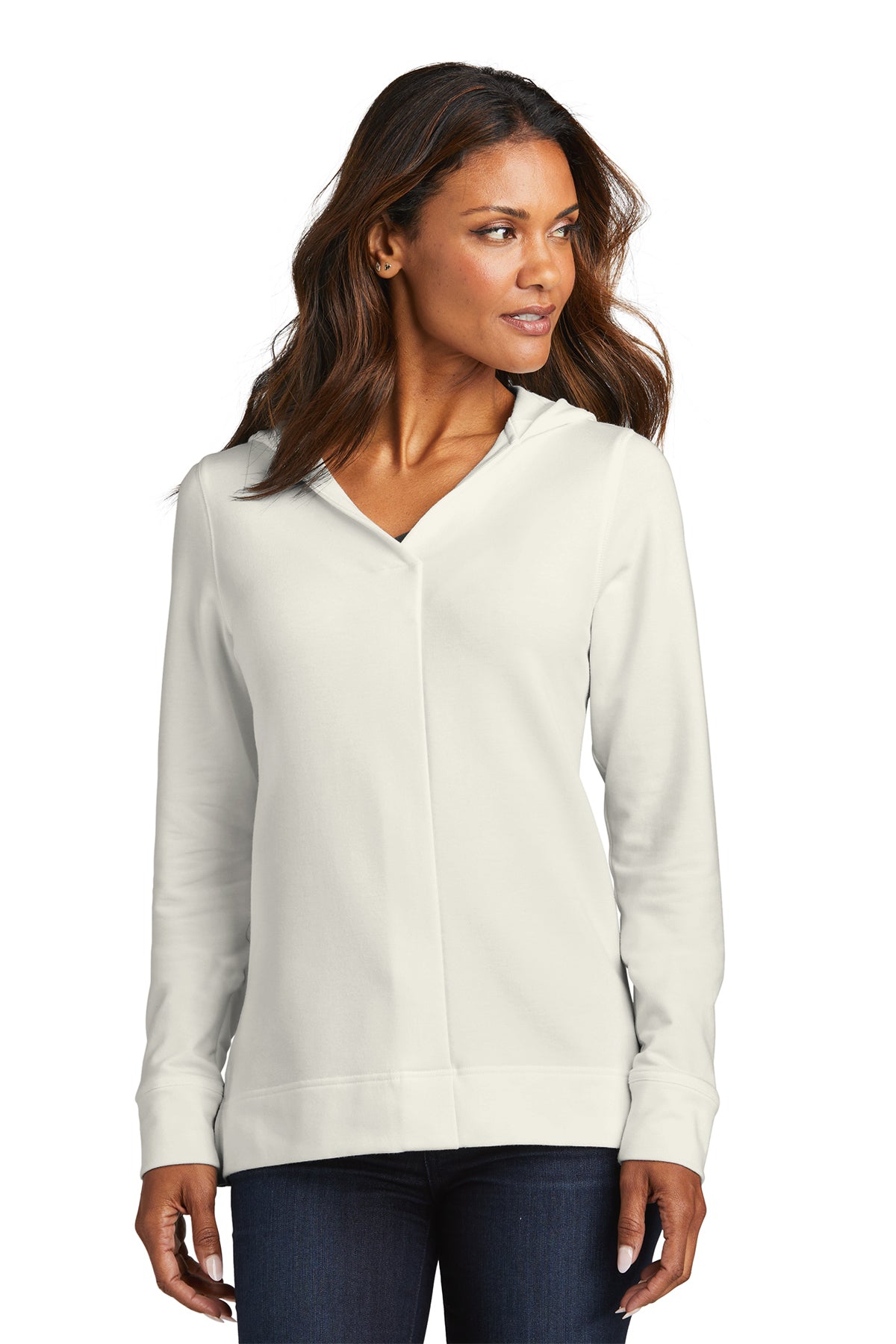 Sidney Microterry Pullover Hoodie - Ivory Chiffon (Ships in 1-2 Weeks)