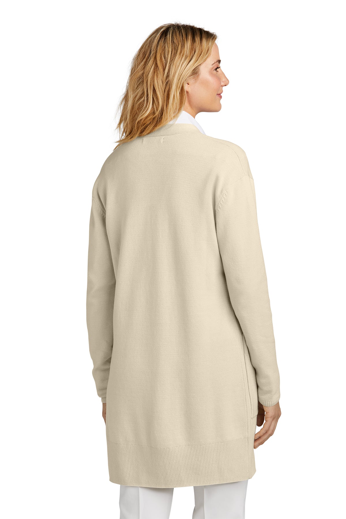 Lydia Open-Front Cardigan Sweater - Birch