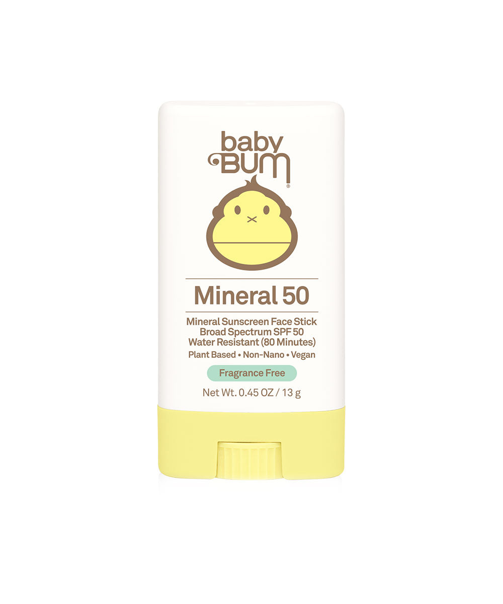 Baby Bum Fragrance Free Mineral SPF 50 Sunscreen Face Stick by Sun Bum