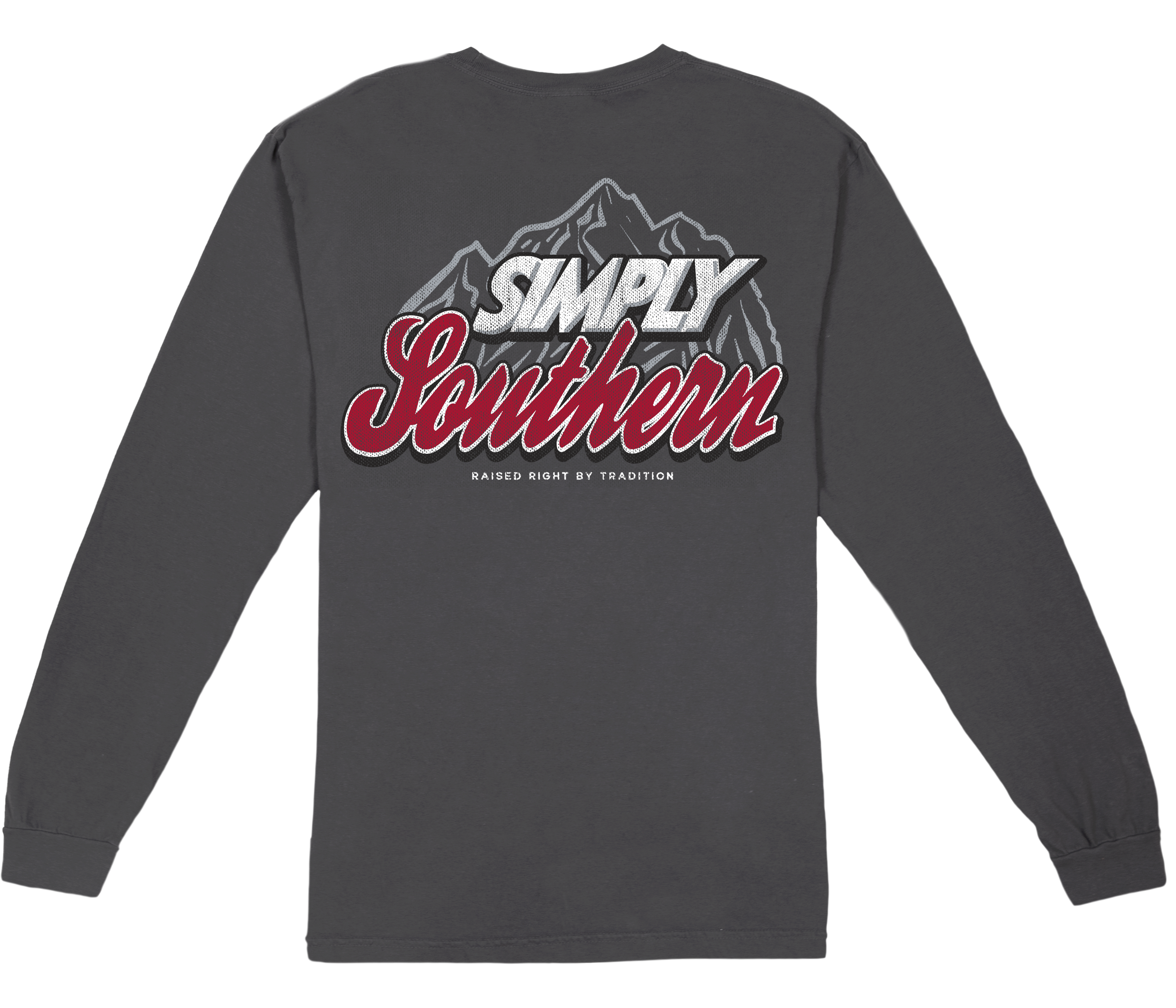 Mountain Logo Long Sleeve Tee by Simply Southern