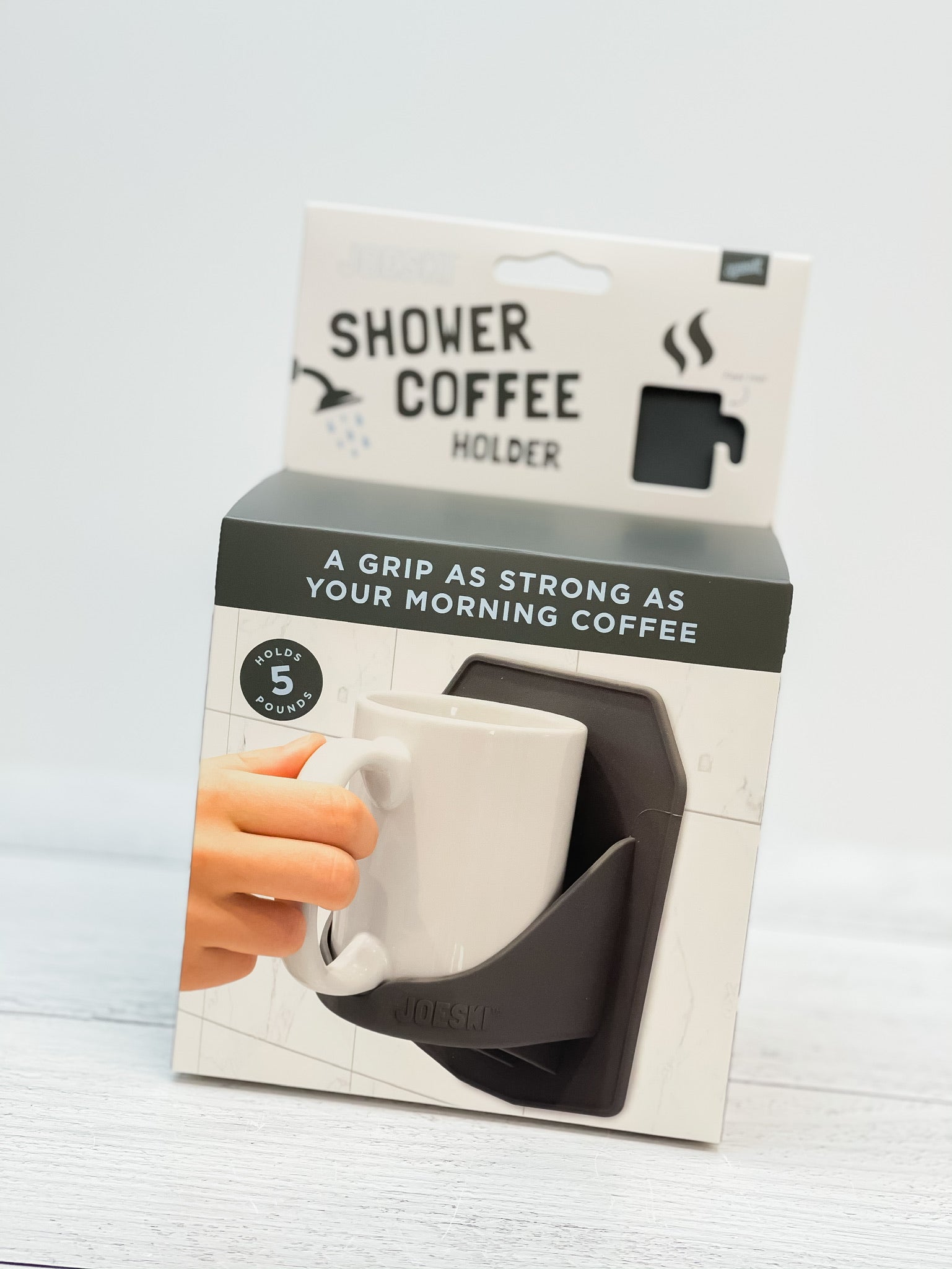 Joeski™ Shower Coffee Holder - Grey