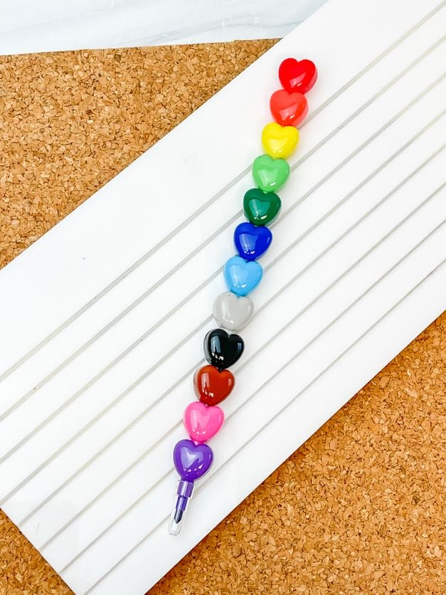 Heart to Heart Stacking Crayons – Prep Obsessed