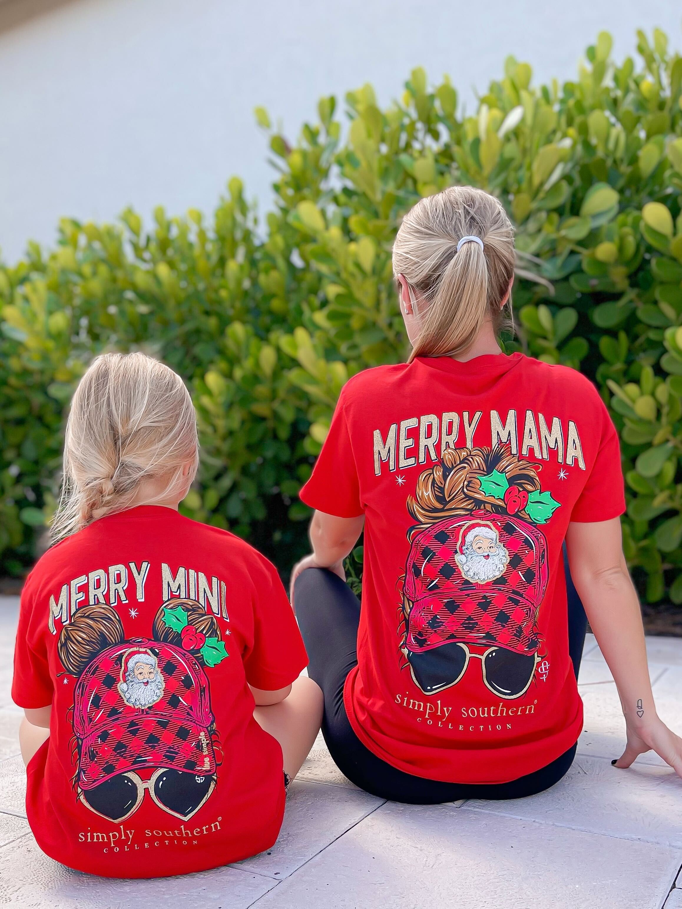 'Merry Mama' Short Sleeve Tee by Simply Southern