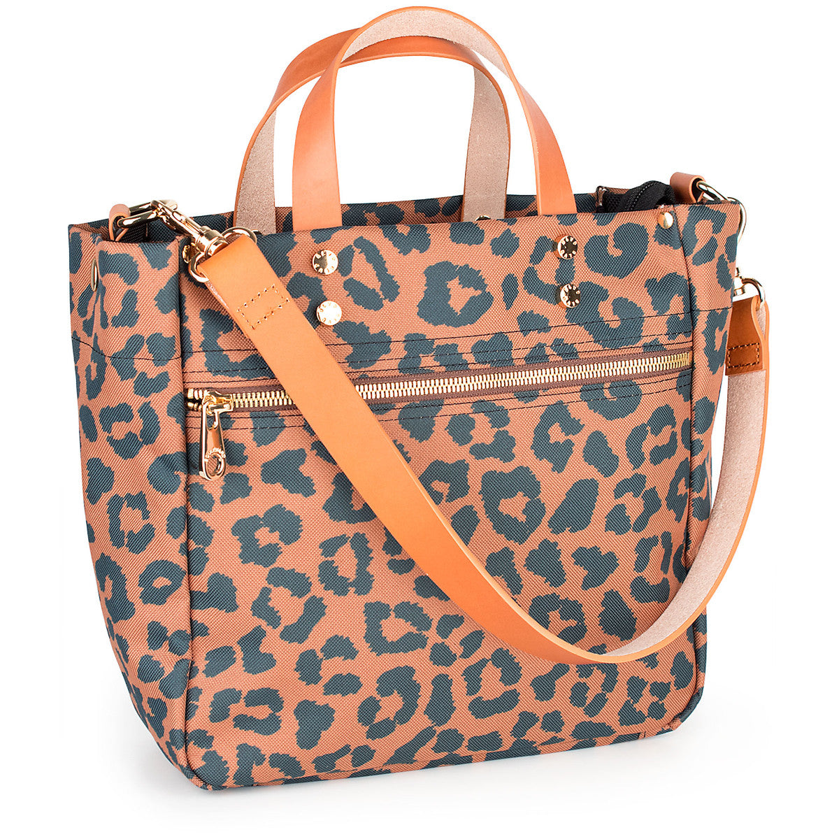 Joey Canvas Tote - Leopard