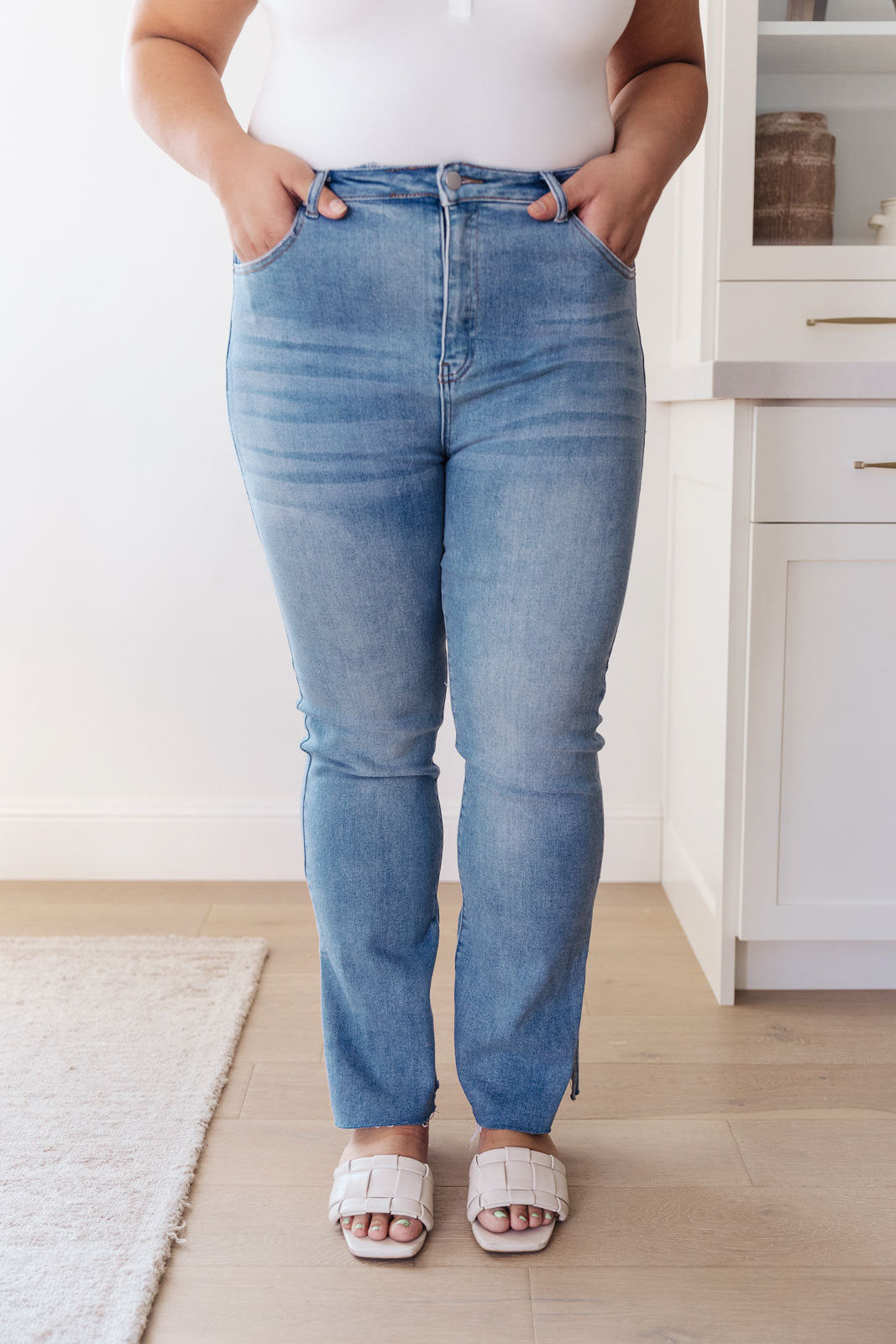 Jody Slim Flare Side Slit Jeans by Judy Blue