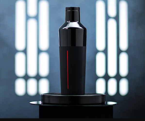 16 oz Stainless Steel Star Wars Canteen by Corkcicle - Darth Vader