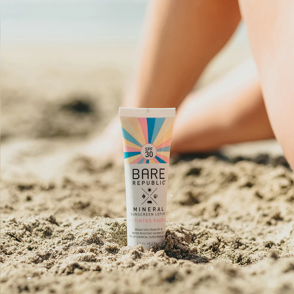 Mineral SPF 30 Tinted Face Sunscreen Lotion by Bare Republic