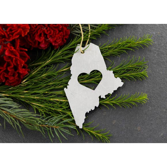 Metal State Ornament - All States Available