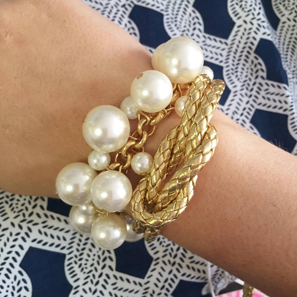 Molly Pearl Bauble Bracelet by Prep Obsessed