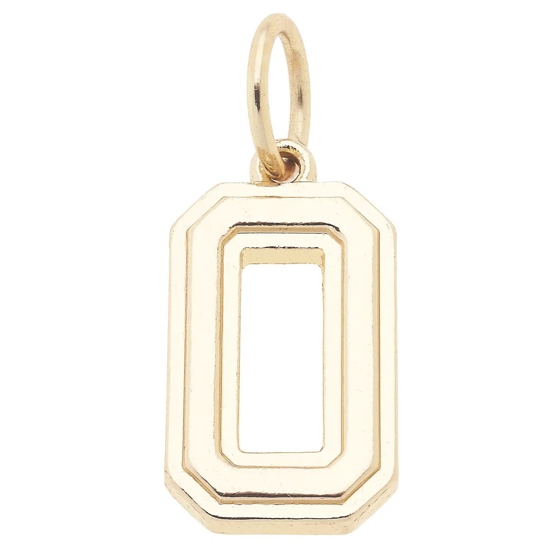 Number Charm in Shiny Gold By Canvas