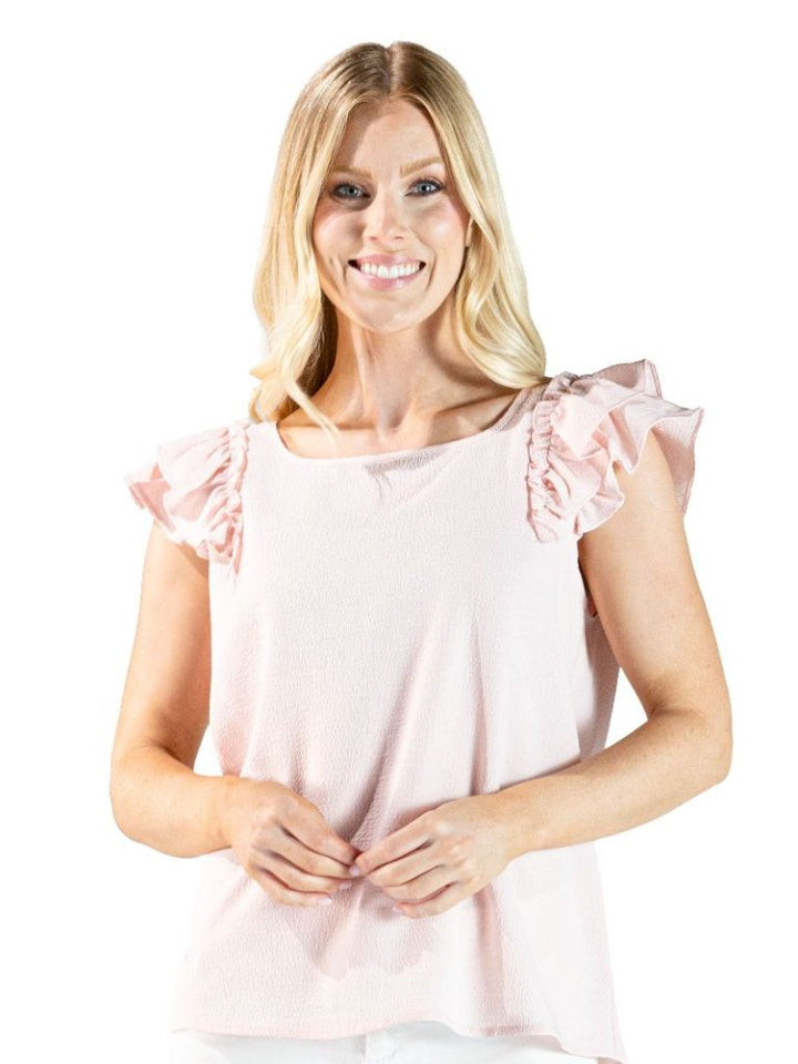 Coquette Top - Pink by Simply Southern