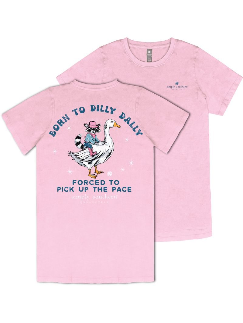 'Born To Dilly Dally' Short Sleeve Tee by Simply Southern