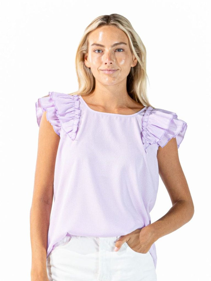Coquette Top - Lilac by Simply Southern