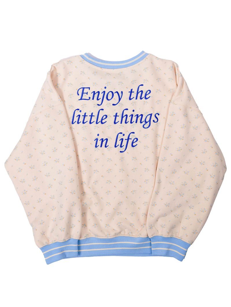 'Enjoy The Little Things' Varsity Crew Pullover by Simply Southern