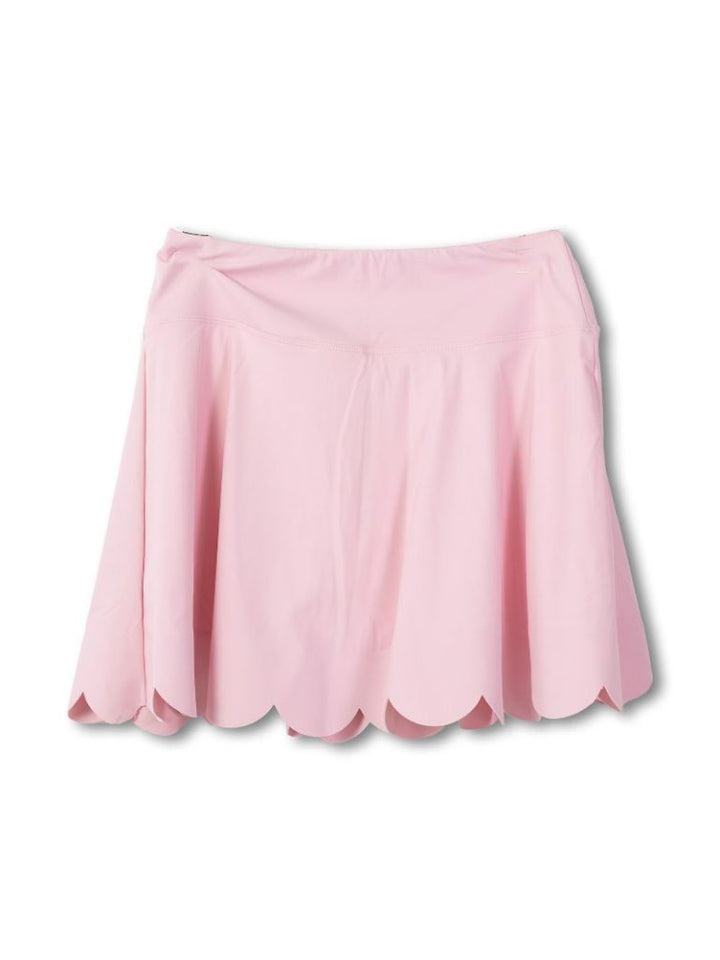 Scalloped Skort - Pink by Simply Southern