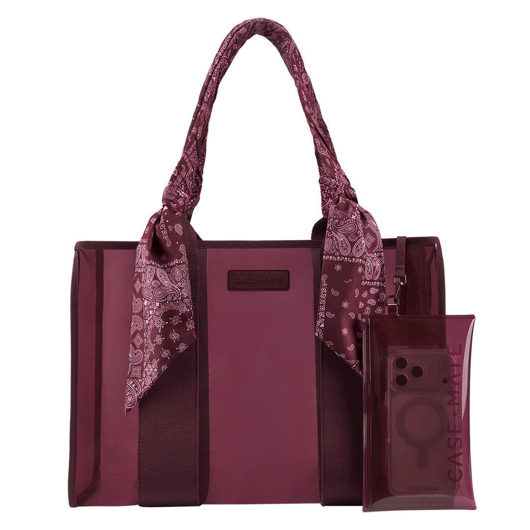 Jelly Tote &amp; Phone Pouch - Mulberry Twilly by Case-Mate