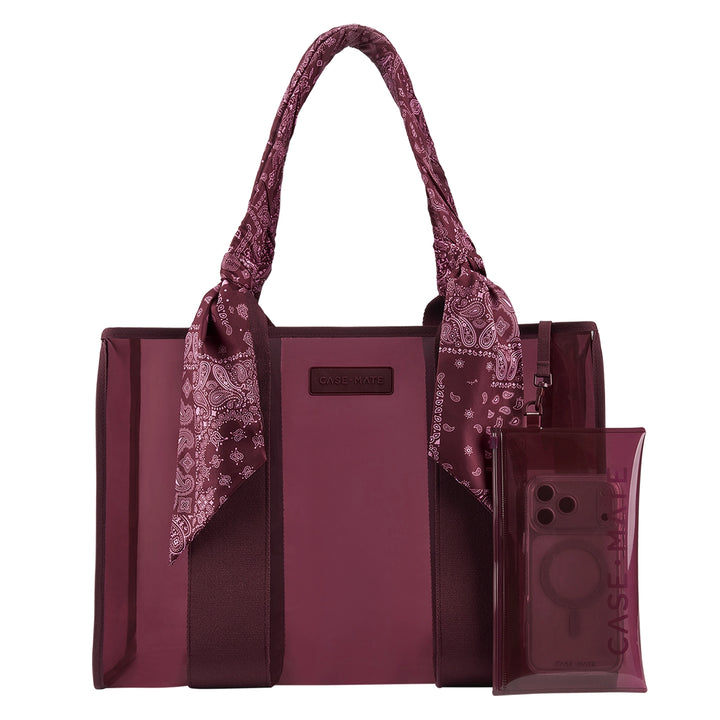 Jelly Tote &amp; Phone Pouch - Mulberry Twilly by Case-Mate