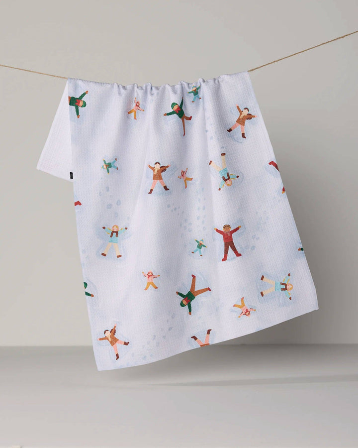 Winter Whimsy Tea Towel by Geometry