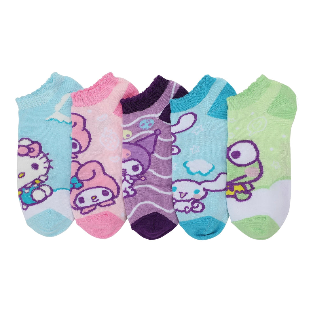 Hello Kitty & Friends Ankle Socks - 5 Pairs