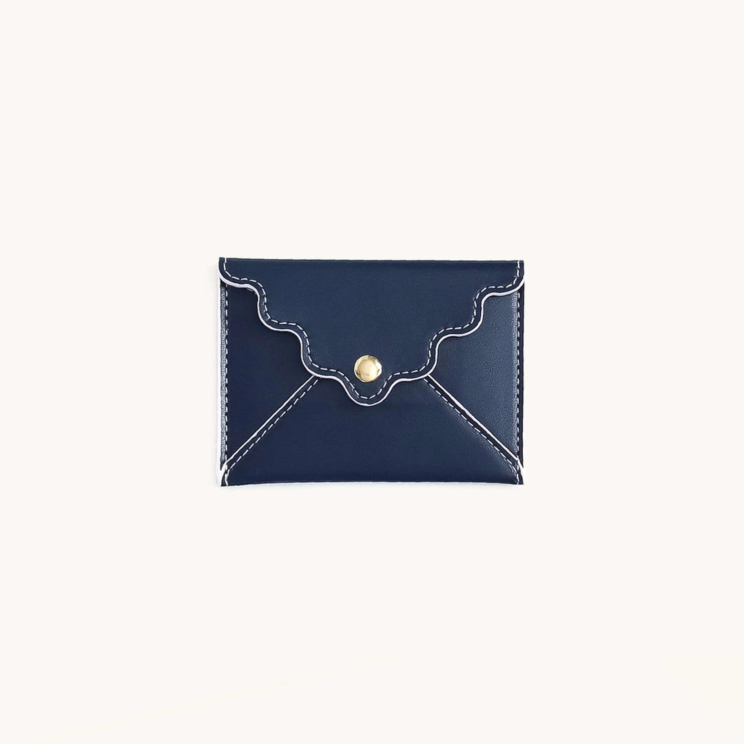 Navy Leatherette Mini Wallet by Emily Ley