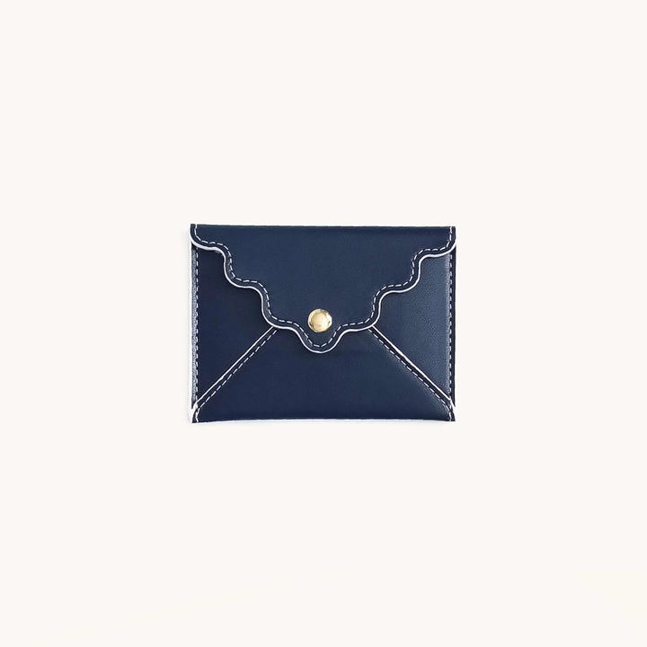 Navy Leatherette Mini Wallet by Emily Ley