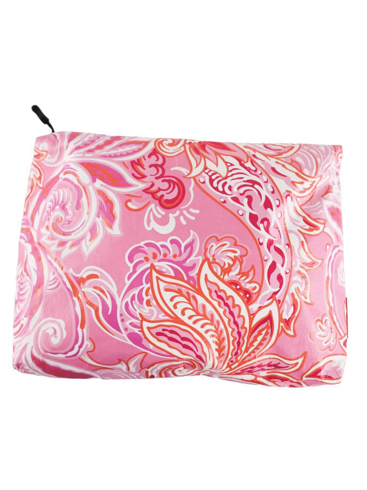 Pink Paisley Reversible Splash Cosmetic Bag by Simply Southern
