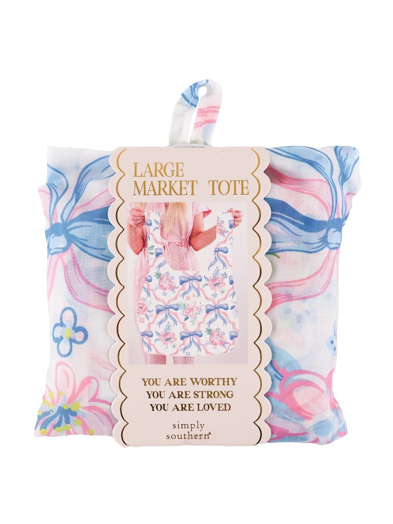 Ribbon Large Market Tote by Simply Southern