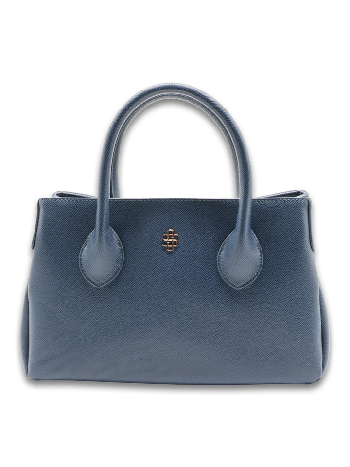 Navy Vegan Leather Top Handle Crossbody by Simply Southern