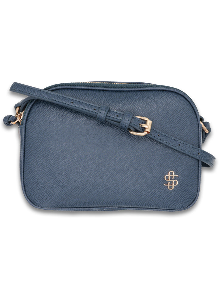 Navy Vegan Leather Crossbody by Simply Southern