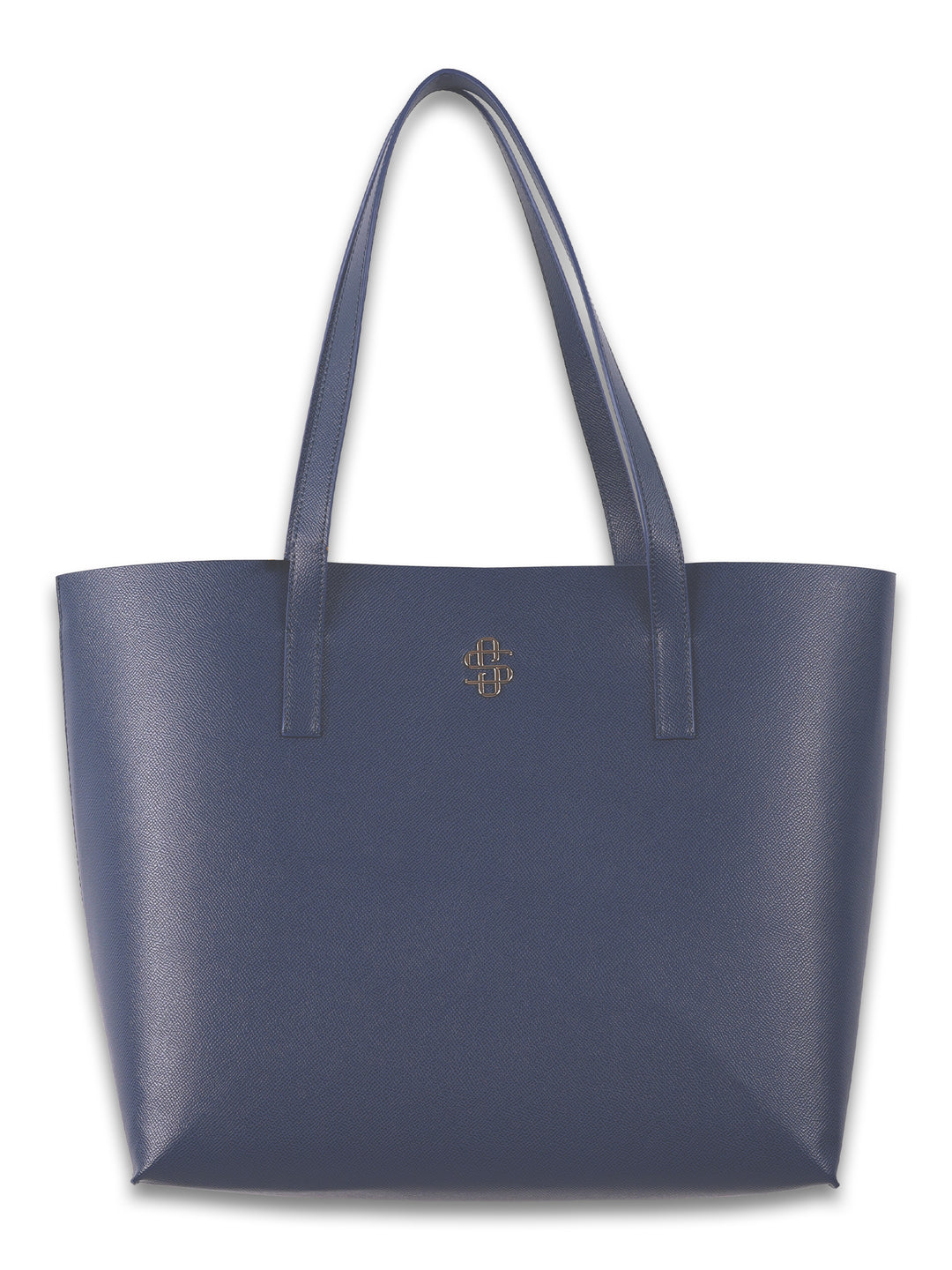 Navy Vegan Leather Tote by Simply Southern