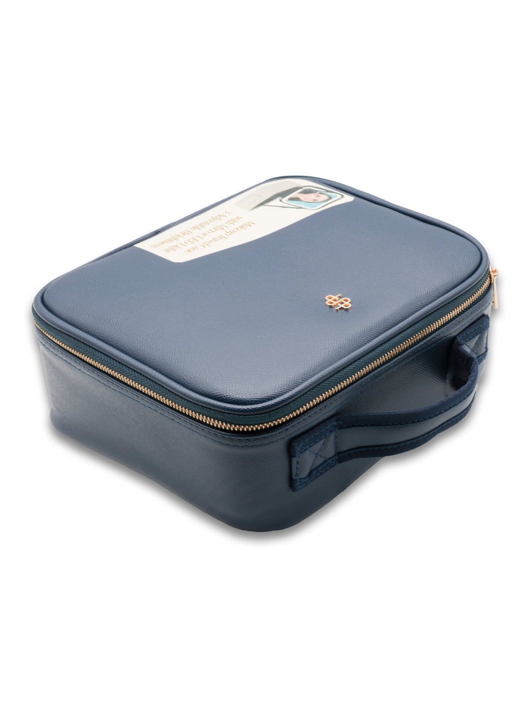 Navy Vegan Leather Travel Case by Simply Southern