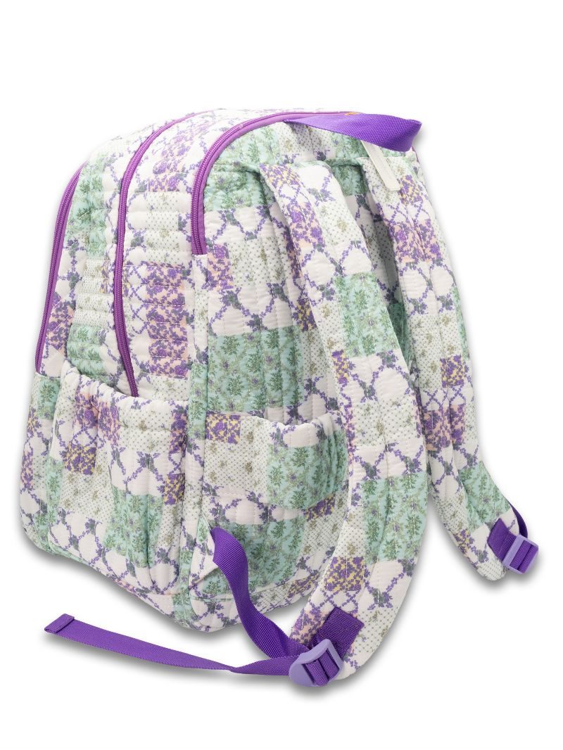 Trellis Patchwork Quilted Backpack by Simply Southern