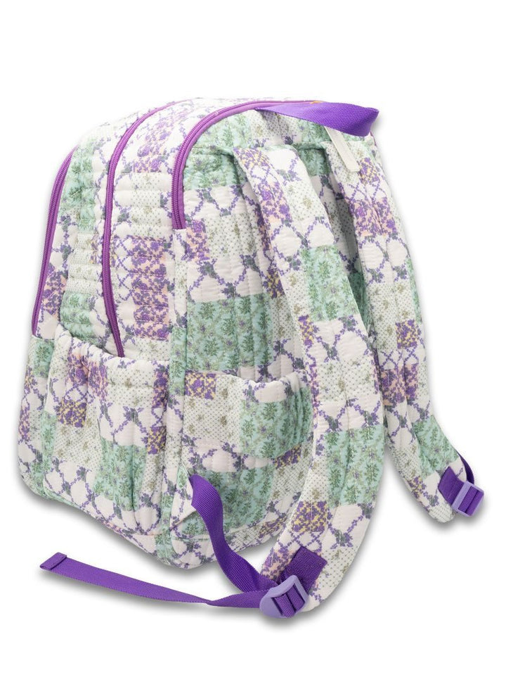 Trellis Patchwork Quilted Backpack by Simply Southern