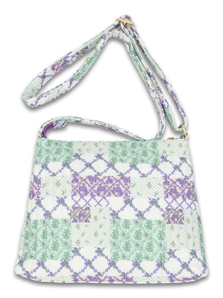 Trellis Patchwork Quilted Crossbody by Simply Southern