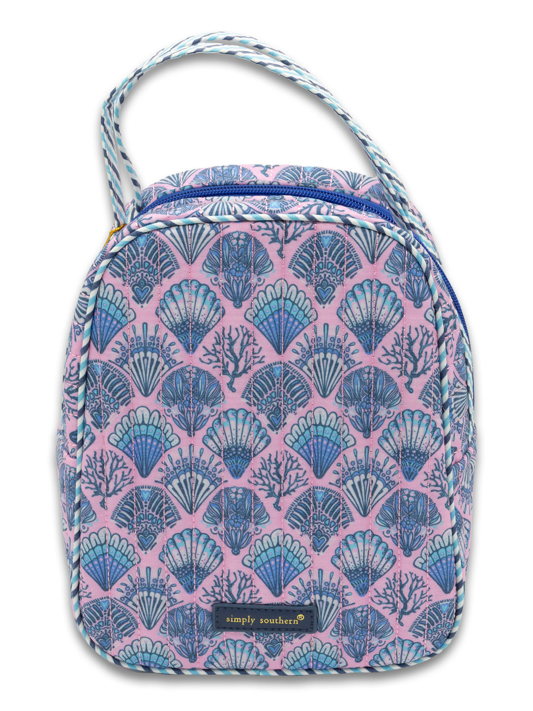 Scallop Shell Quilted Lunch Bag by Simply Southern