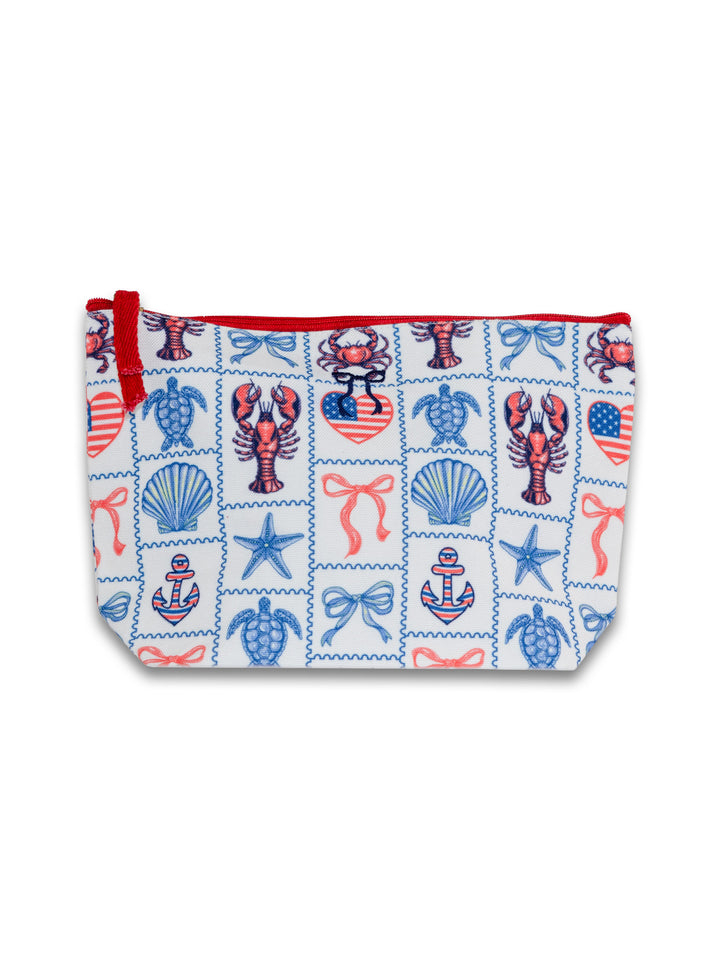 Lobster Patchwork Seaside Pouch by Simply Southern