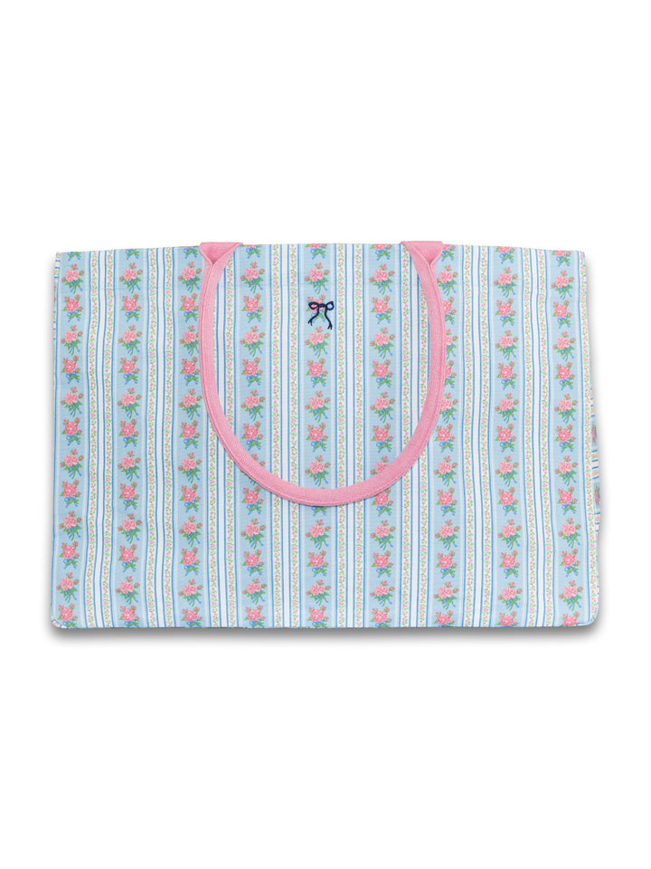 Rose Stripe Seaside Tote by Simply Southern