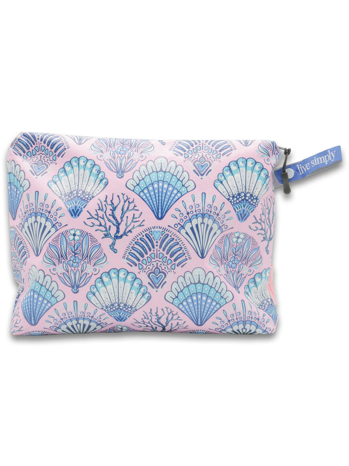 Scallop Shell Splash Bikini Bag by Simply Southern