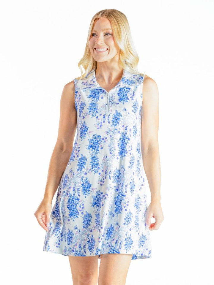 UPF Zip Dress - Flower Vine by Simply Southern