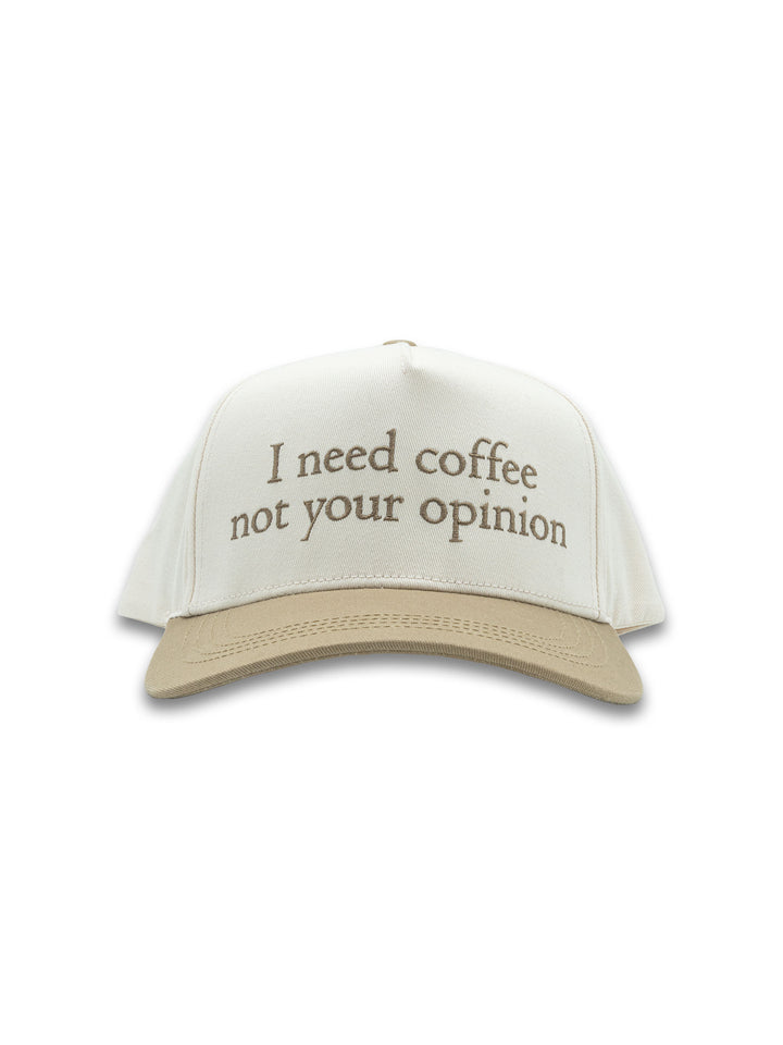 'Need Coffee, Not Your Opinion' Women's Hat by Simply Southern