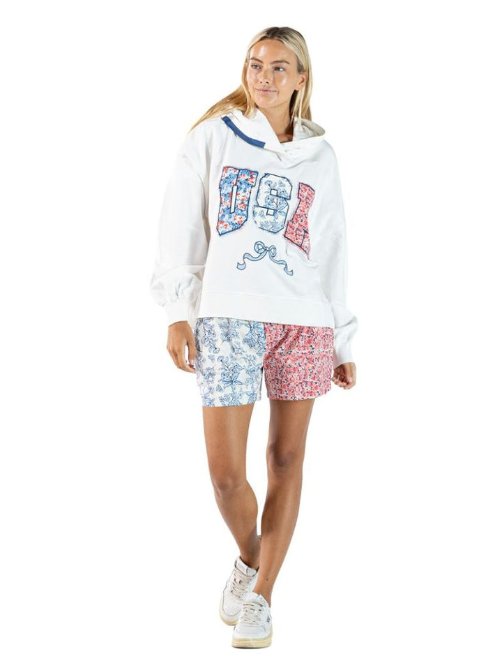 Floral USA Hoodie by Simply Southern