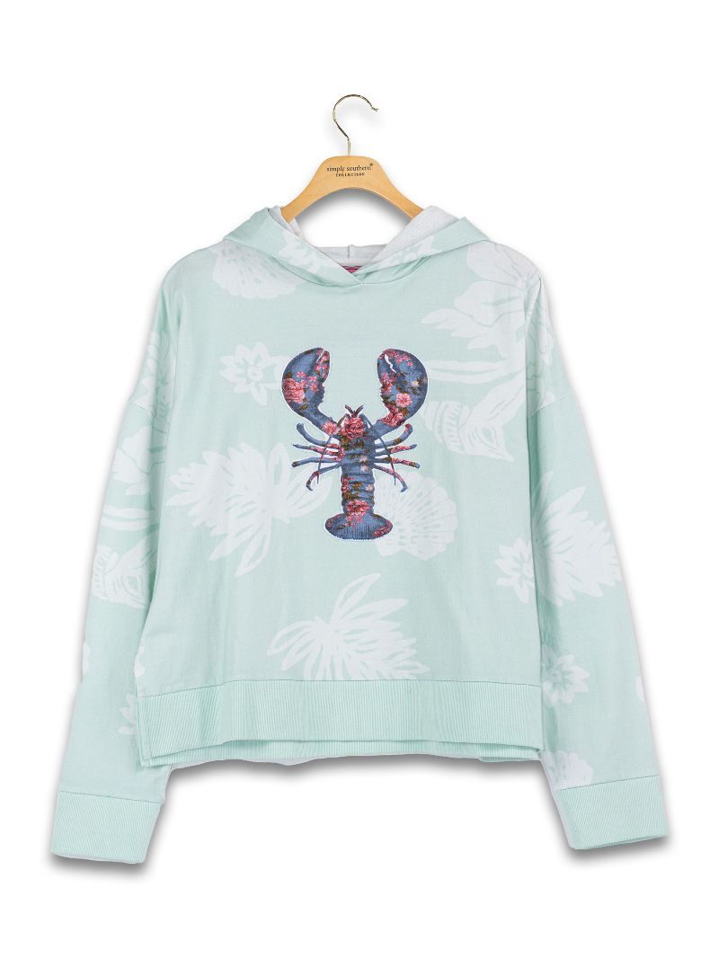 Relaxed Hoodie - Lobster by Simply Southern