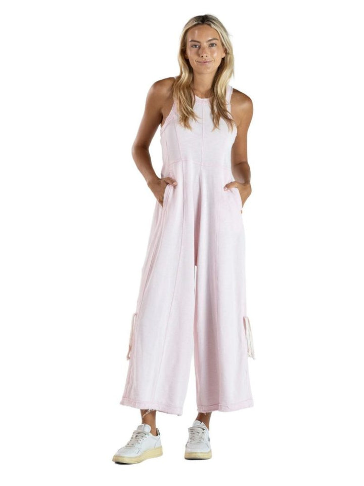 Washed Jumpsuit - Rose by Simply Southern