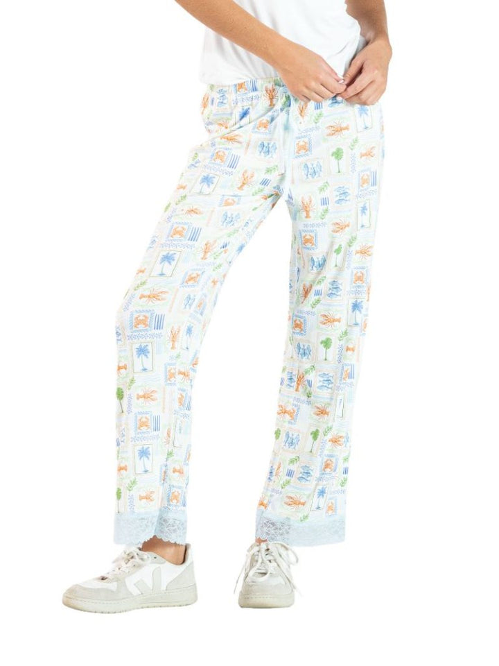 Lounge Pajama Pants - Sea Patchwork by Simply Southern
