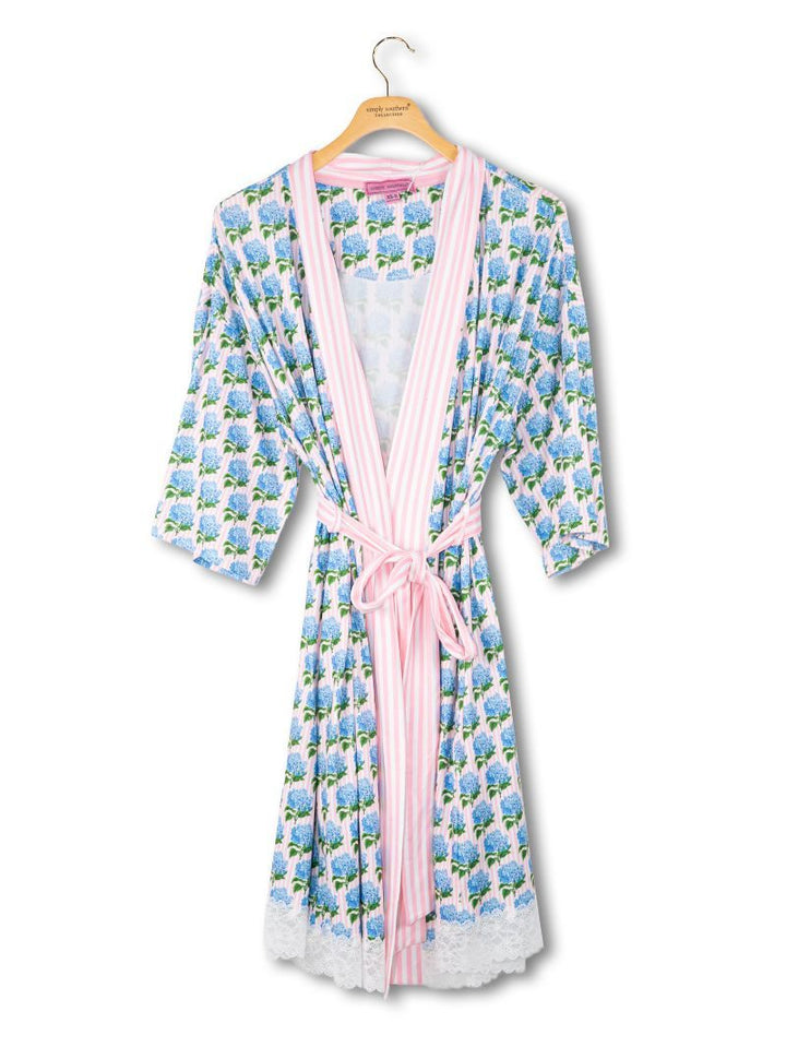 Lounge Robe - Hydrangea by Simply Southern